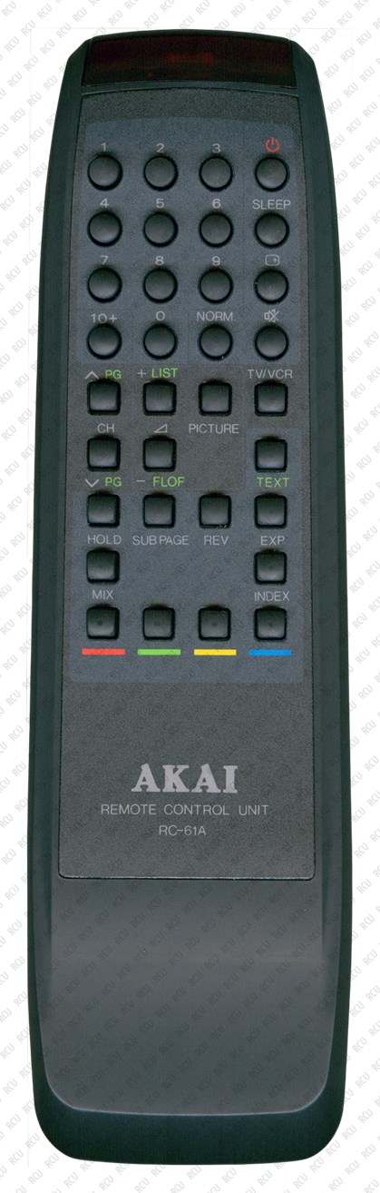 Пульт Akai RC-61A, с телетекстом