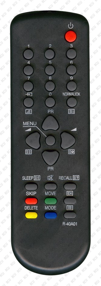 Пульт Daewoo R-40A01, с телетекстом