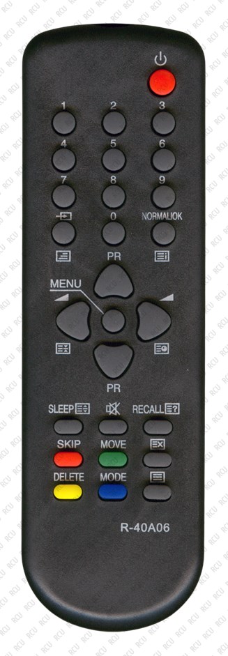 Пульт Daewoo R-40A06, с телетекстом