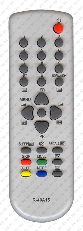 Пульт Daewoo R-40A15, с телетекстом