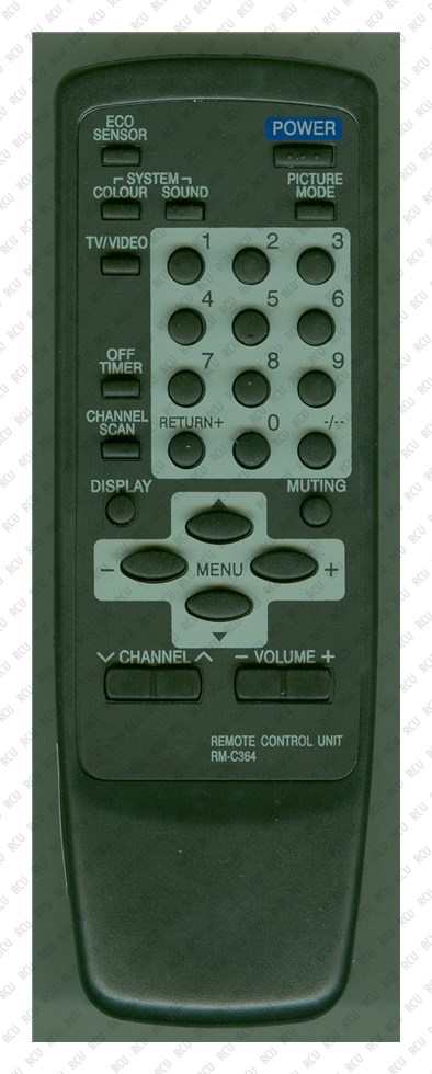 Пульт JVC RM-C364 чёрный