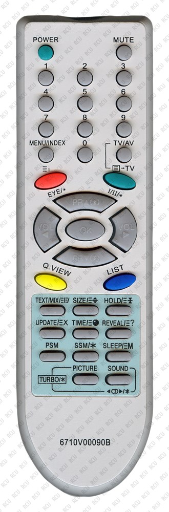 Пульт LG 6710V00090B, с телетекстом