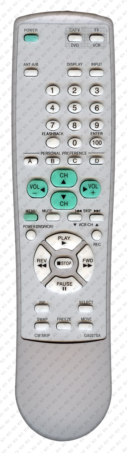 Пульт Sharp GA027SA (RM-077)