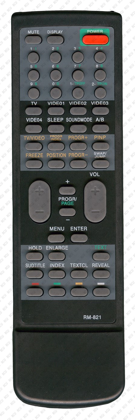 Пульт Sony RM-821, с телетекстом